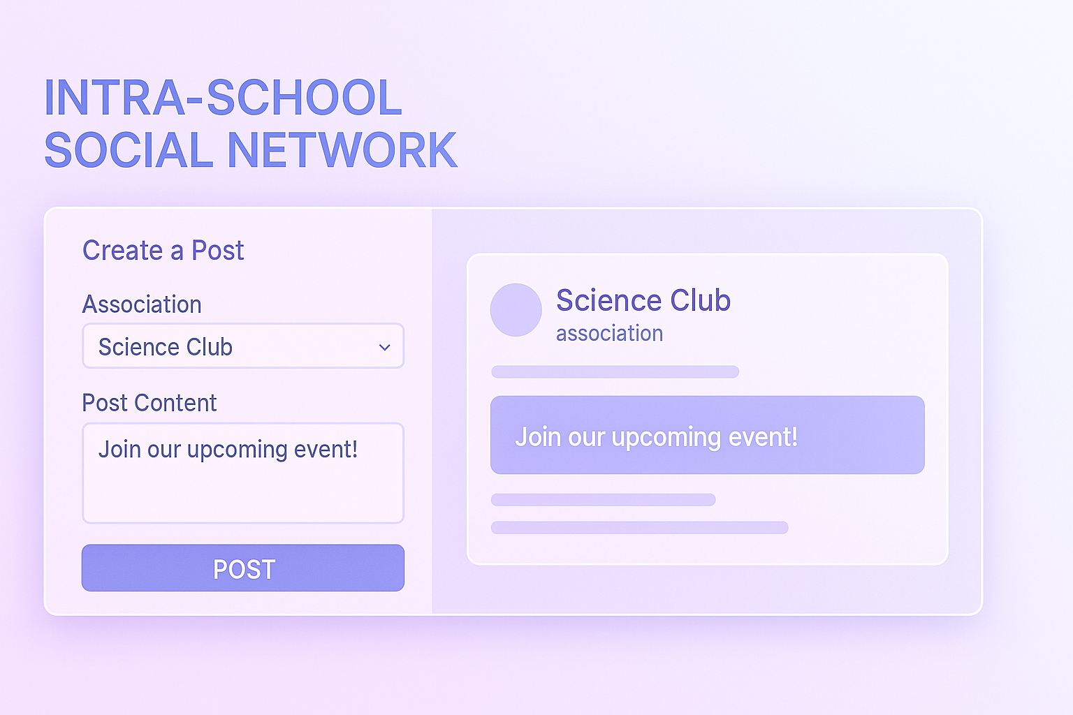 Social Network Screenshot